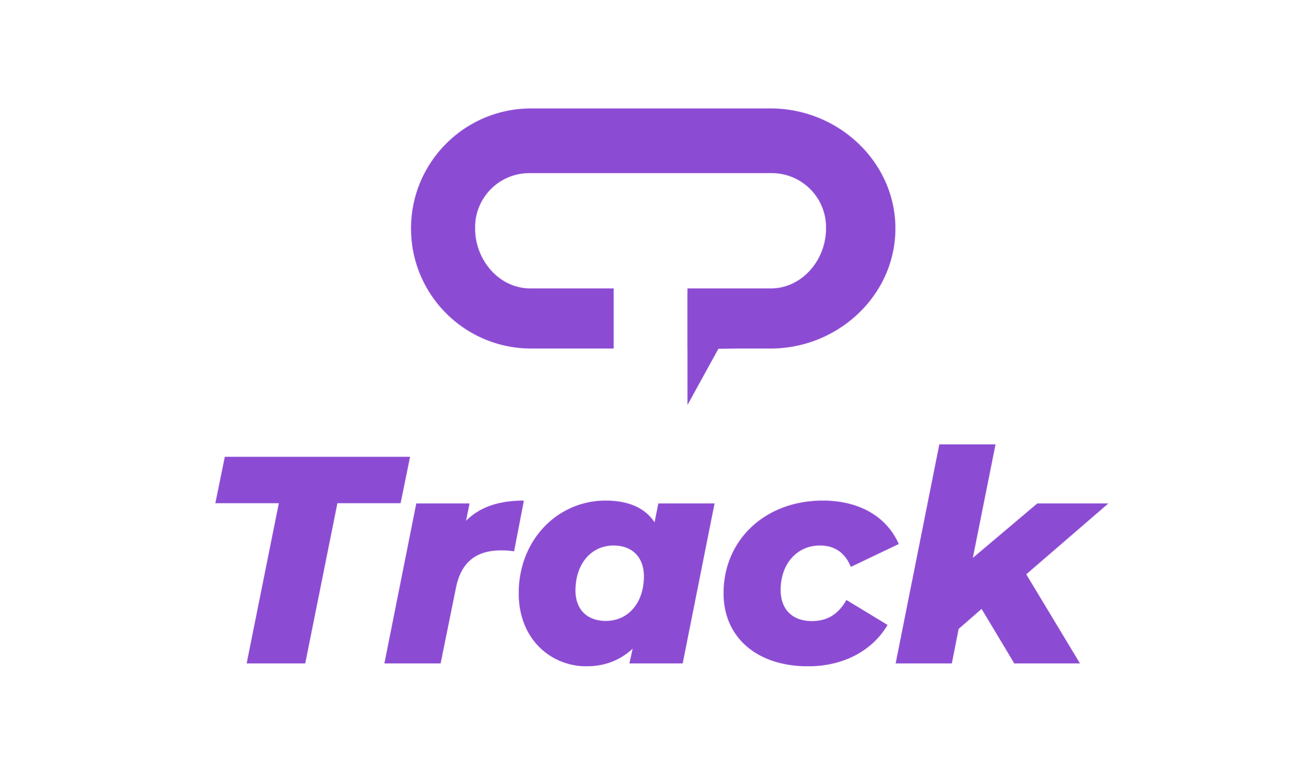 Track Logo 26 - Stacked - Neon Purple