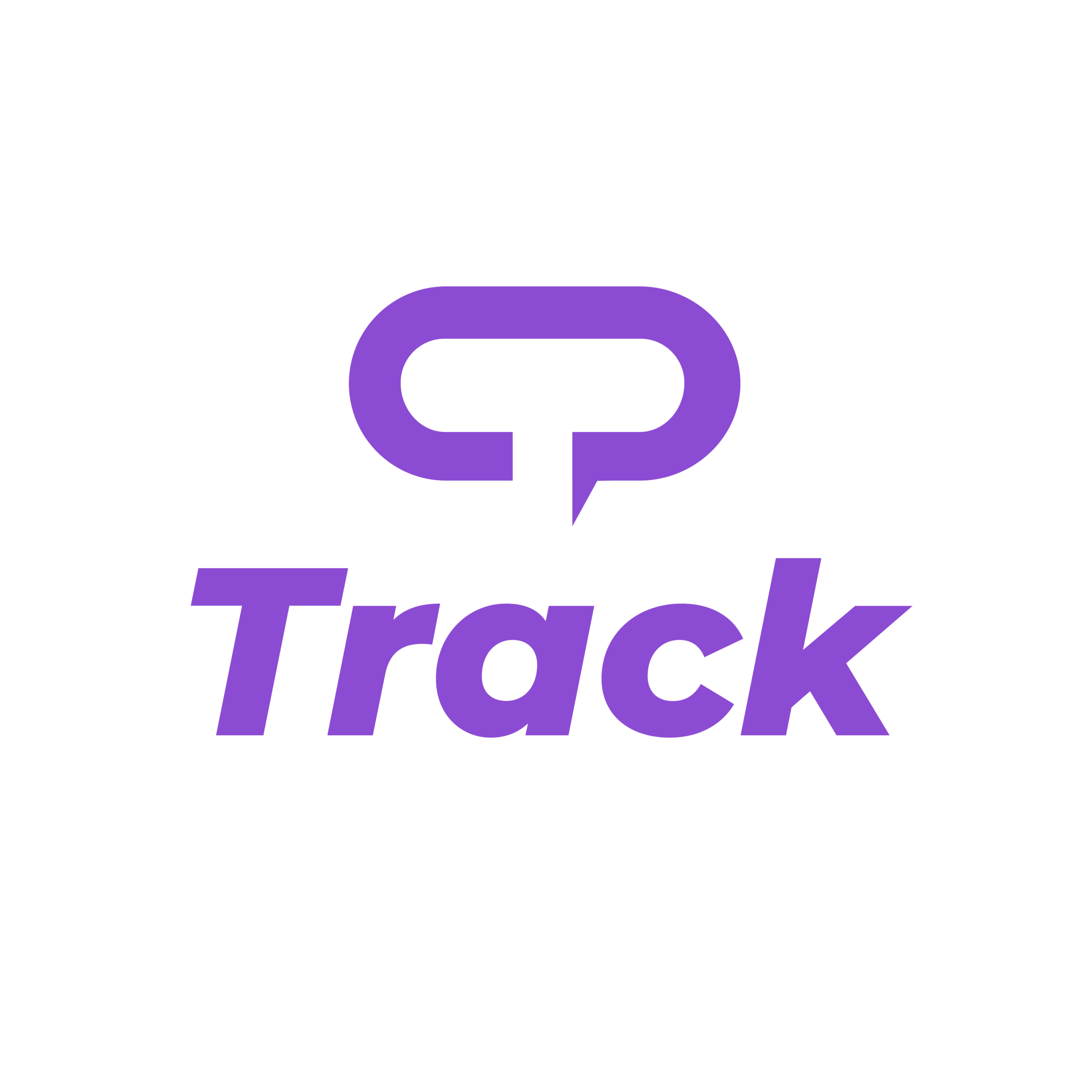 Track Logo 26 - Stacked - Neon Purple